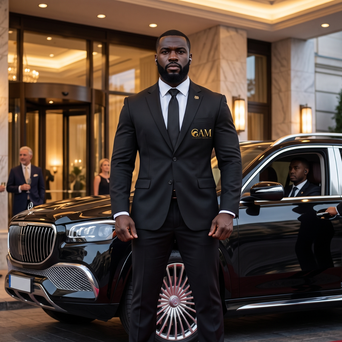 Confident GAM Security close protection officers, premium executive protection team